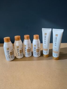 Biolage Bond Therapy Mini Set – 4 Shampoo + 2 Treatments Travel Size (Lot of 6)